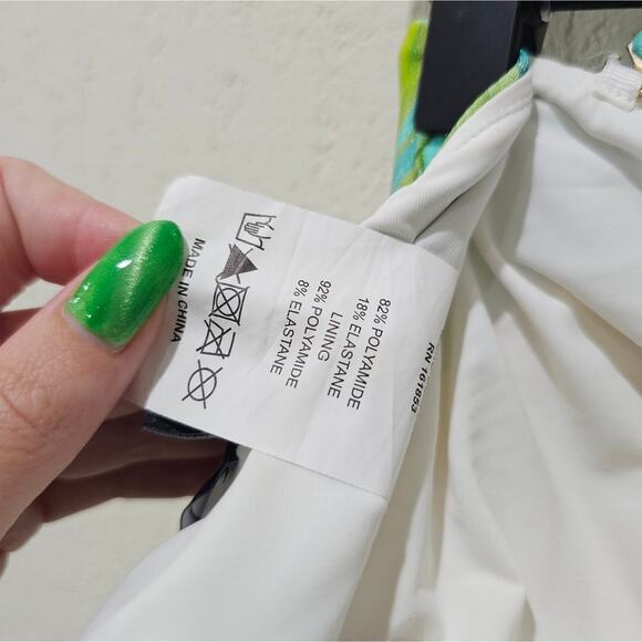 PatBO Tropicalia Bandeau Bikini Top in Island Blue - Picture 9 of 10